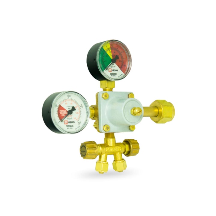 Válvula Redutora de Pressão com Manômetro de 2 Saídas-f114572c-1a1e-4f22-9020-5b1f4080c569