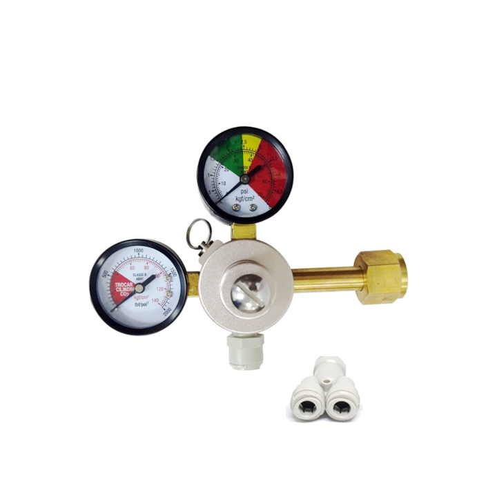 Válvula Redutora de Pressão com Manômetro e Engate Rápido de 2 Saídas - Mundi-177ad26c-cf06-4e7b-85e6-455b35622781